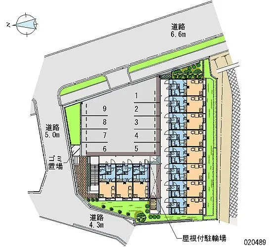 ★手数料０円★堺市中区平井　月極駐車場（LP）